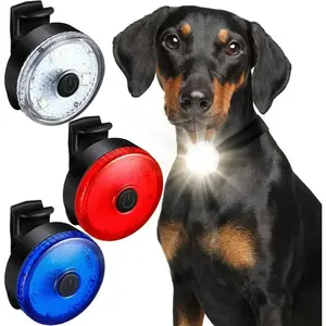 🔦 GlowArmor™ Pro Safety Dog Collar 3-Mode LED + 360° Reflective Strips USB-Rechargeable Night Light for Walks Paw-Sized Fit for Small Dogs/Cats