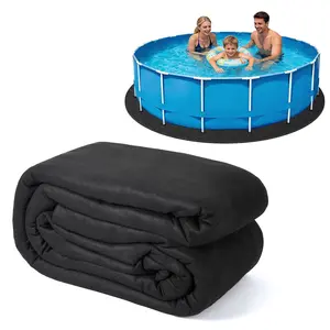 30ft Non-Woven Pool Liner Pad, Heavy Duty Geotextile Fabric for Above Ground Pools, Puncture & Weed Barrier, Eco-Friendly, Multiple Sizes for Round