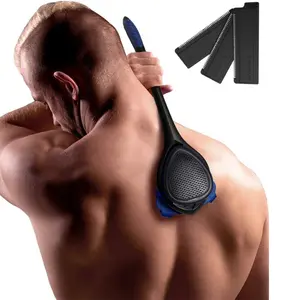 BAKBLADE 3.0 Extendable Handle 30% Longer Multi-Angle Foldable DryGlide Blades Dual-Sided Grip Wet/Dry Shaving Shower Mount & Spare Blades