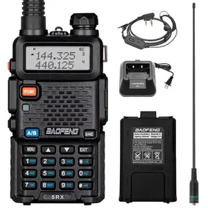 Radio intercom 136-174 MHz 400-470 MHz mini radio, handheld radio two-way intercom (One piece set ) Audio Walkie Communication way radio