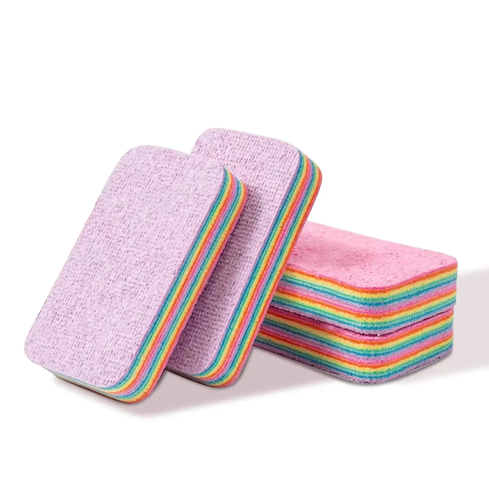 3PCS multi-layer cleaning cloths super absorbent lint free microfiber reusable washable durable kitchen glass car window polish streak free