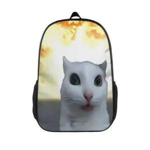 The viral "Meme Cat" Fan Backpack is the perfect choice for your next outdoor game day! Spacious and durable, it not only holds all your game-day essentials but also lets you fully showcase your witty and humorous side.