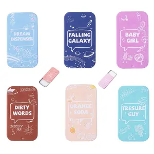 Portable Iron Box Solid Perfume, Girl Heart Cartoon Pattern Pocket Floral Citrus Fragrance, Portable Beauty Essential, Scented Makeup Accessory