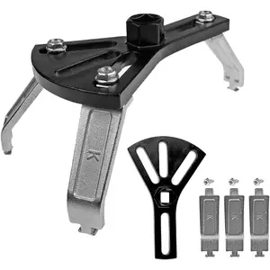 Fuel Pump Removal and Reinstall Tool for CarAdjustable Fuel Lid Tank Cover Collar Ring SpannerUniversal 4.5"-7.3" Fuel Tank Repair Tool