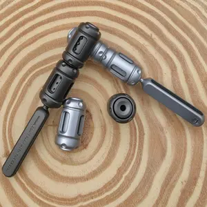 Capsule Shape Pendant + Grip Connection Edc Metal Fidget Spinner Stress Relief Toy, Anxiety Relief, Portable, Unisex, Work or Home Use, Stress Relief Fidgeting, Stress Relief Gadgets