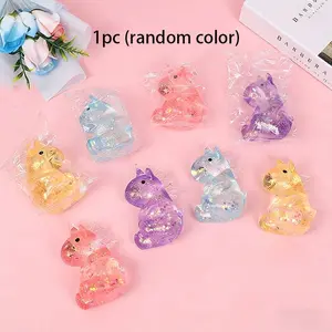 Random Colored Unicorn Squeeze Toys, Fun Gifts for Birthdays and Parties, Party Focused, Suitable for Children, Includes Balls and Pressure Balls, Unicorn Design