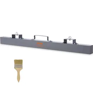 VEVOR Hanging Magnetic Sweeper, TikTokShopBlackFriday, 48 inch Magnet Sweeper, 80 LBS Magnetic Forklift Sweeper Industrial Magnets Steel Material Hunting Accessories for Picking Up Nails, Bolts, Iron Chips