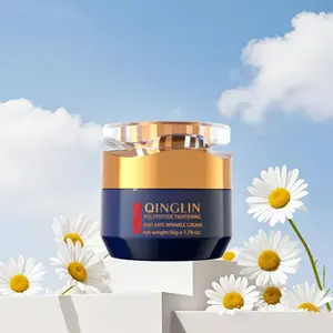 QINGLIN Multi-Peptide Anti-Wrinkle Cream - Moisturizing Neck & Firming Face Formula with Precious Peptides Vitamin C & Nicotinamide - Revitalize Skin 50g Body Care Moisturize