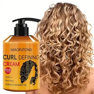 Argan Oil Curl Defining Cream - Hydrating Moisturizing Styling Conditioner For All Hair Types | Enhances Shine, Boosts Volume | Ideal For Dry & Frizzy Hair (Frizz Control & Moisture Lock) Haircare