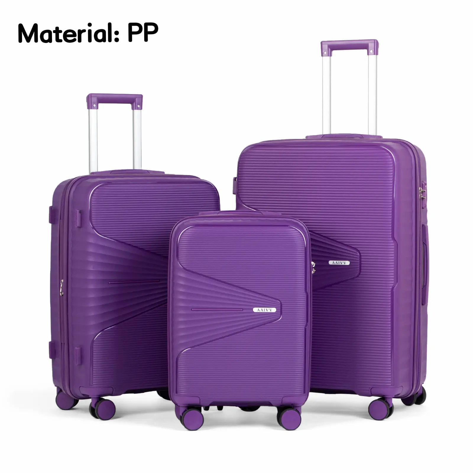 3PCS Purple(20''24''28'')