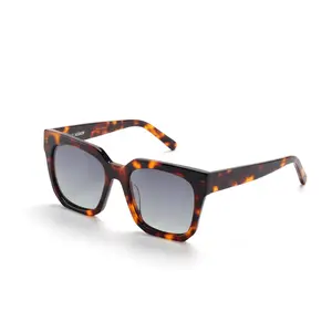 Sonnenbrille mit Leopardenmuster,Oversized square  for women, trendy shades 2026,Big frame sunnies for women,UV400 Polarized Large Retro outdoorfun