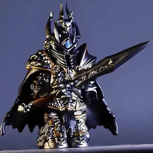 Lich King Action Figure With Ring Of Power Armor And Magnetic Assembly Model Toy Pc Case Display Piece Birthday Boy Gift