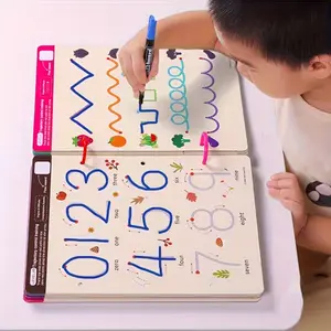 Magic Practice Book Set (random Color Accessories), 1 Set Contains 52 Pages Tracing Books, Educational Drawing Book, Writing Board, Visual Learning Tools, Birthday Gift Choice