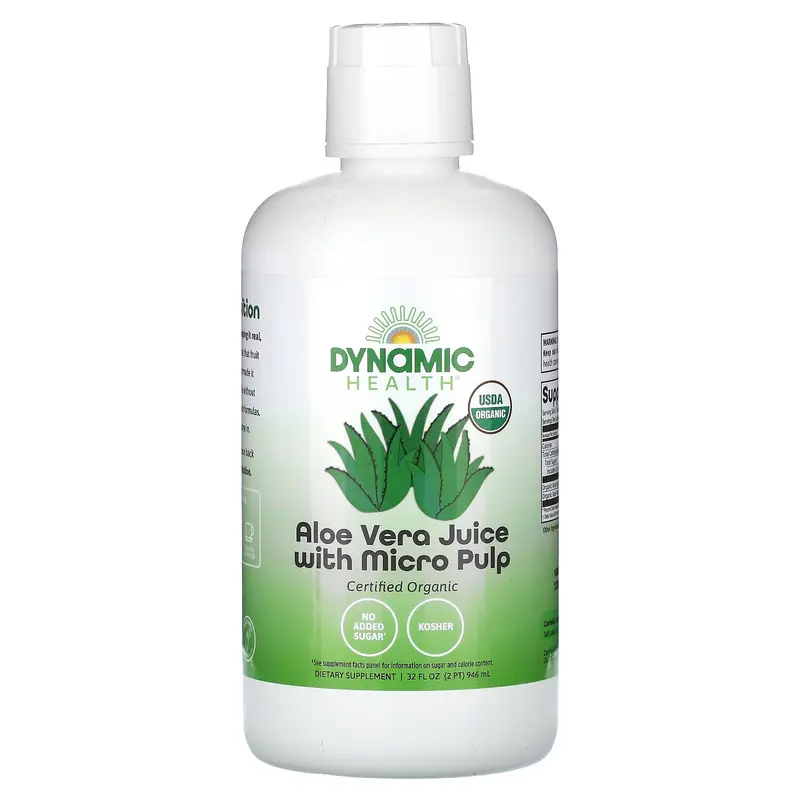 Dynamic Health Aloe Vera Juice with Micro Pulp, 32 fl oz (946 ml)