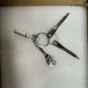 4-in-1 Pocket Mini Tool - - EDC Portable Mini Tools: Copper Pocket, Letter Opener, Mini Screwdriver, and Keychain Wrench - Outdoor Camping & Bicycle/Motorcycle Repair Kit for Home Maintenance Portable Hand Tools