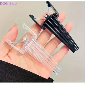 2PCS Unisex Nylon Hair Root Volumizing Clips - Invisible Hair Volumizer Tool for Crown Lift, Curtain Bangs, Fluffy Volume; Ideal for Daily Styling, Wedding Use