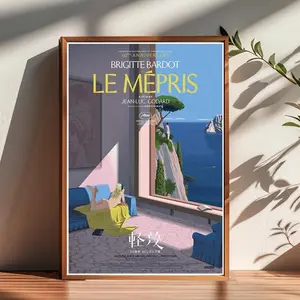 Contempt Movie Poster, Brigitte Bardot