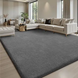 FAMVAL Cozy Shaggy Area Rug, Ultra-Comfortable Fluffy Plush Rug with Non-Slip Bottom for Living Room Bedroom Kids Room