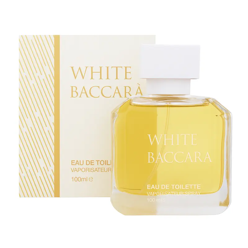 WHITE BACCARA SPRAY PERFUME EAU DE TOILETTE FOR MEN & WOMEN - 100ML/3.4 FL.OZ.