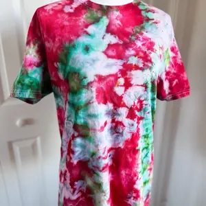 Christmas Craze Short Sleeve Ice Dye Tee