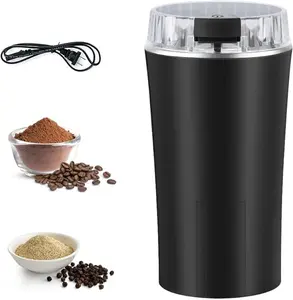 Portable Electric Coffee & Spice Grinder – Stainless Steel Multi-Purpose Grinder for Herbs, Nuts & Seeds