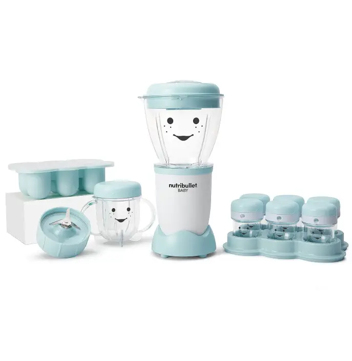 NutriBullet Baby Food Blender, 32-oz, Blue, NBY-50100