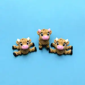 Articulated Highland Cow - Perfect Gift for Decor and Fidgeting Collectible Figurine Animal Design