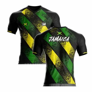 2025 Jamaica Soccer Jersey – Custom Name & Number, Jamaica Flag Football Jersey, Unisex 3D Print Kit, Limited 2025–2026 Collection, Fan Gift for Him & Her