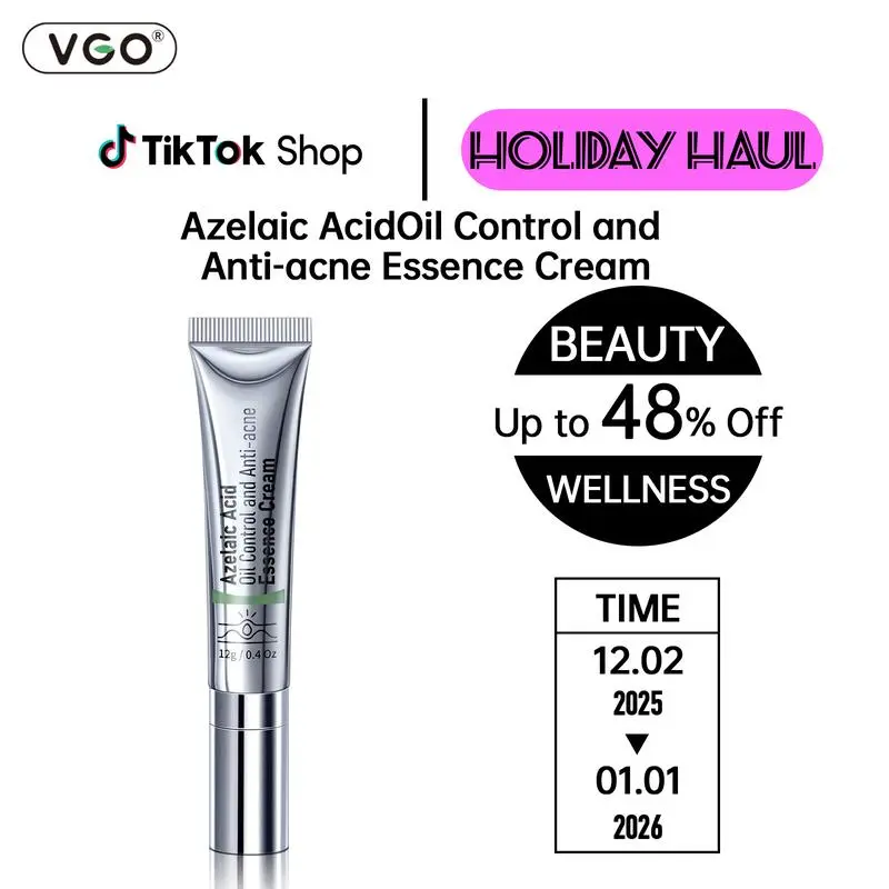 VGO Relief Acne Facial Serum – Soothing & Blemish Control Essence, 12ml / 0.4oz