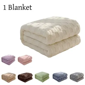 Cloud Touch Blanket, Ultra Soft Plush, Skin-Friendly, Winter Warmth, All-Season Use, Perfect for Sofa Bed Office Nap, Gift Blanket