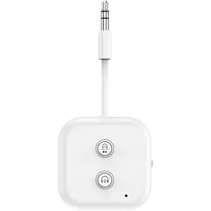 Bluetooth. Transmitter Receiver for up to  Headphones, Dual Link .mm Aux Audio Adapter, in Wireless Bluetooth Transmitter Audio Adapter for inFlight TV, Airplanes, Gym, Car, PC