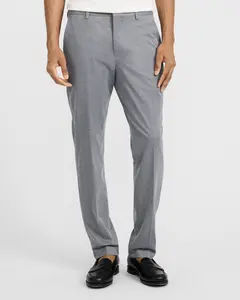 Express Extra Slim Charcoal Herringbone Stretch Suit Pant