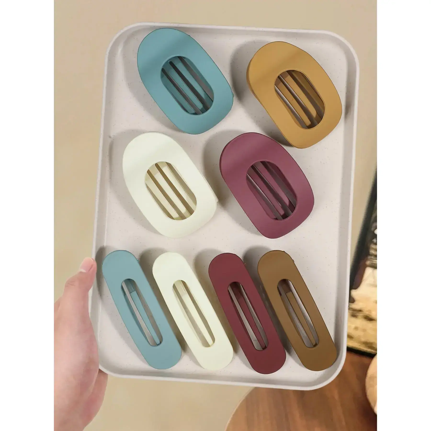 Ladies' matte anti slip large hair clip, suitable for thick and thin hair, daily use, strong decorative, comfortable all day, hair clip set Ladies' matte anti slip large hair clip, suitable for thick and thin hair, daily use, strong decorative, comfortable all day, hair clip set