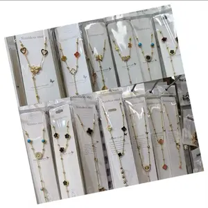 Box special of 12pcs bracelets/ 12pcs necklaces/ 12pcs brooches/ 12pcs rings/ 12 pcs earrings. High quality stainless steel