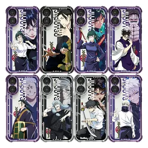 JJK Anime Style Phone Case For iPhone 17 Promax 16 15 14 13 12 11 Plus Pro Max 17Air and Samsung S26 S25 S24 S23 S22 S21 FE Plus Ultra - Anti Drop Full Perfect Aesthetic Printed Soft TPU Case