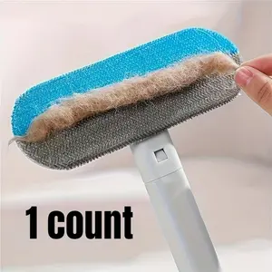 1 pc Pet Hair Removal Brush Washable Reusable Suitable for carpets Brush dog hair on the sofa Easy to clean tools Durable handle Pet hair removal tool