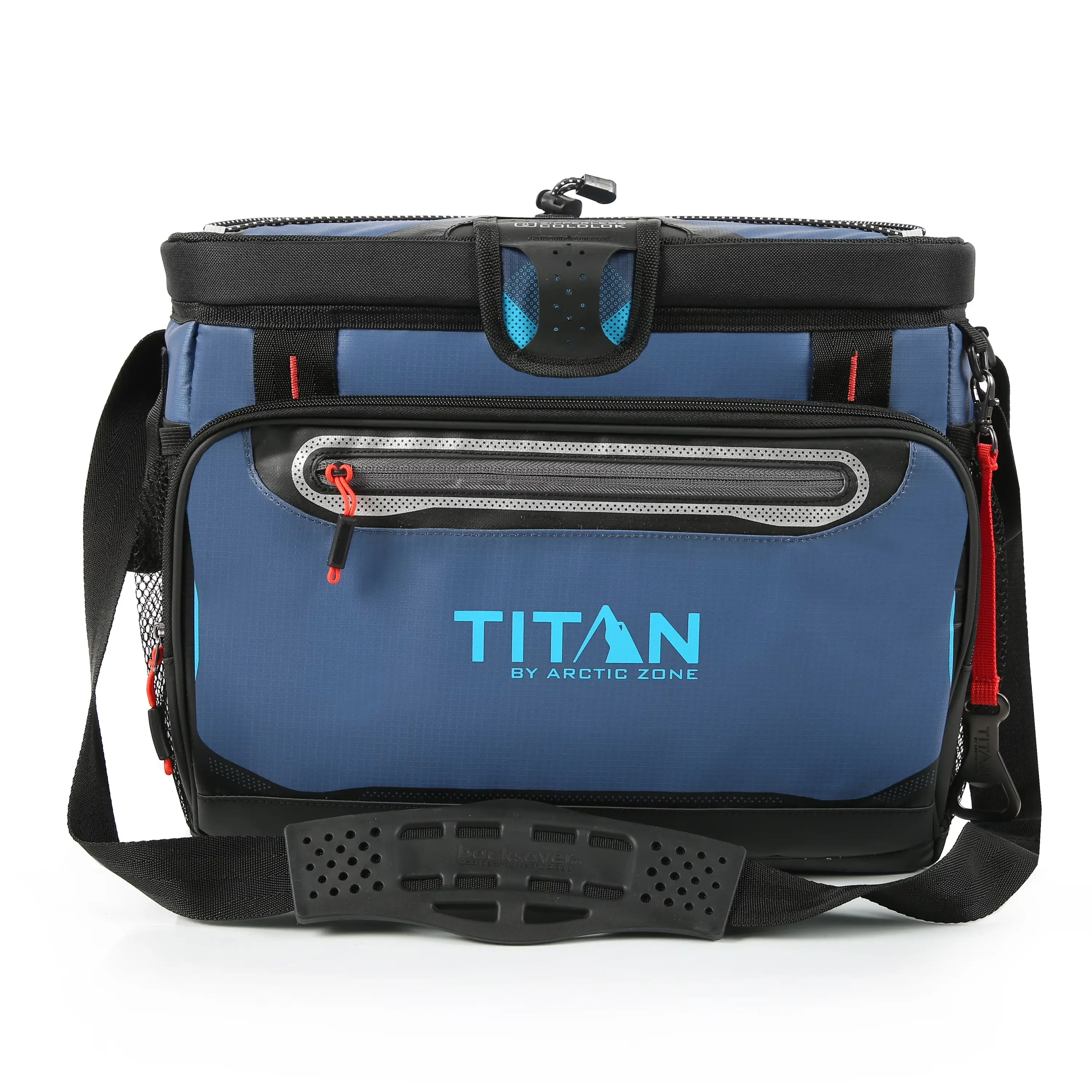 30 Can, 20 Quart Zipperless Soft Cooler, Ocean Blue