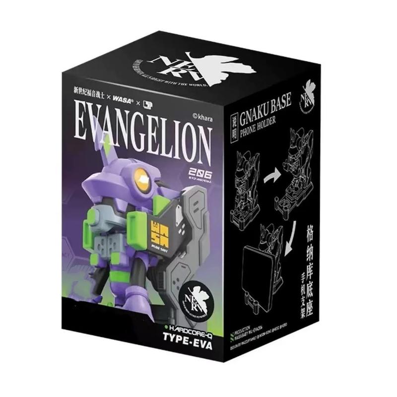 MINISO Evangelion x WASA EVA206 Collaboration Series Mystery Blind Box,Collectible Figures with Rare Hidden Version, Official Evangelion Merch for Anime Fans & Collectors,Home & Office Decor,Desk Display,Holiday Gifts (Height 5") Action Figurine