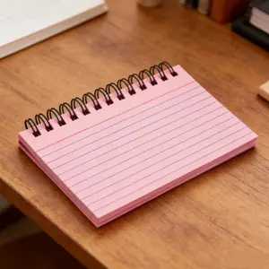 Spiral Notebook, 12.7x7.7cm, Perfect for DIY Greeting Cards, Index Labels, Note Cards, Various Colors, School Supplies, Spiral Notebook Journal