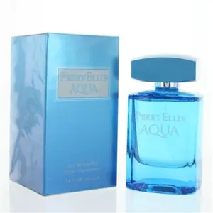 Perry Ellis Men's Aqua Eau De Toilette Spray - 3.4 fl oz Aquatic Fresh Fragrance, Long-Lasting Scent, Portable Size for Daily Use & Special Occasions, EDP Sprays, Aquatic Fragrance