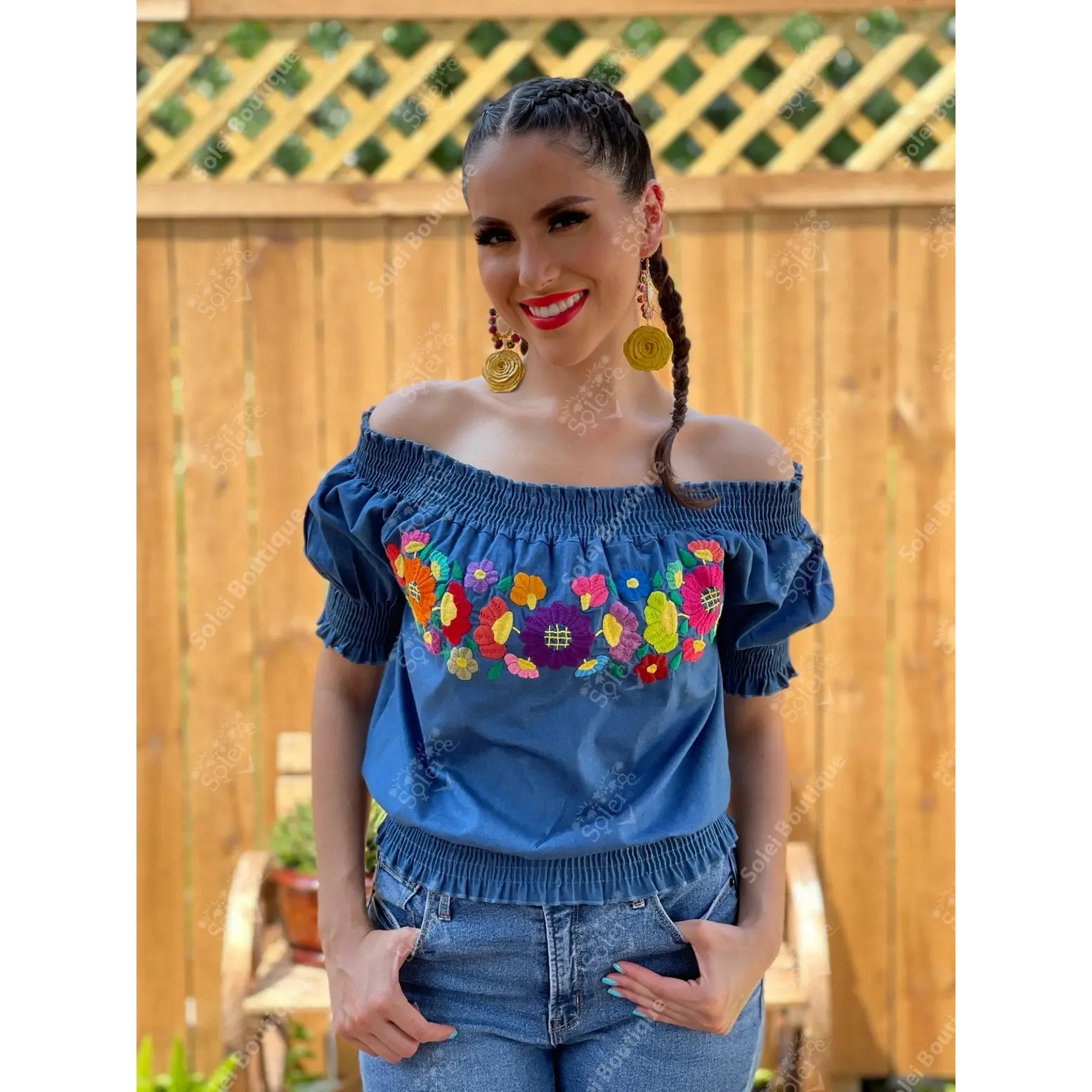 Sasha Denim Blouse