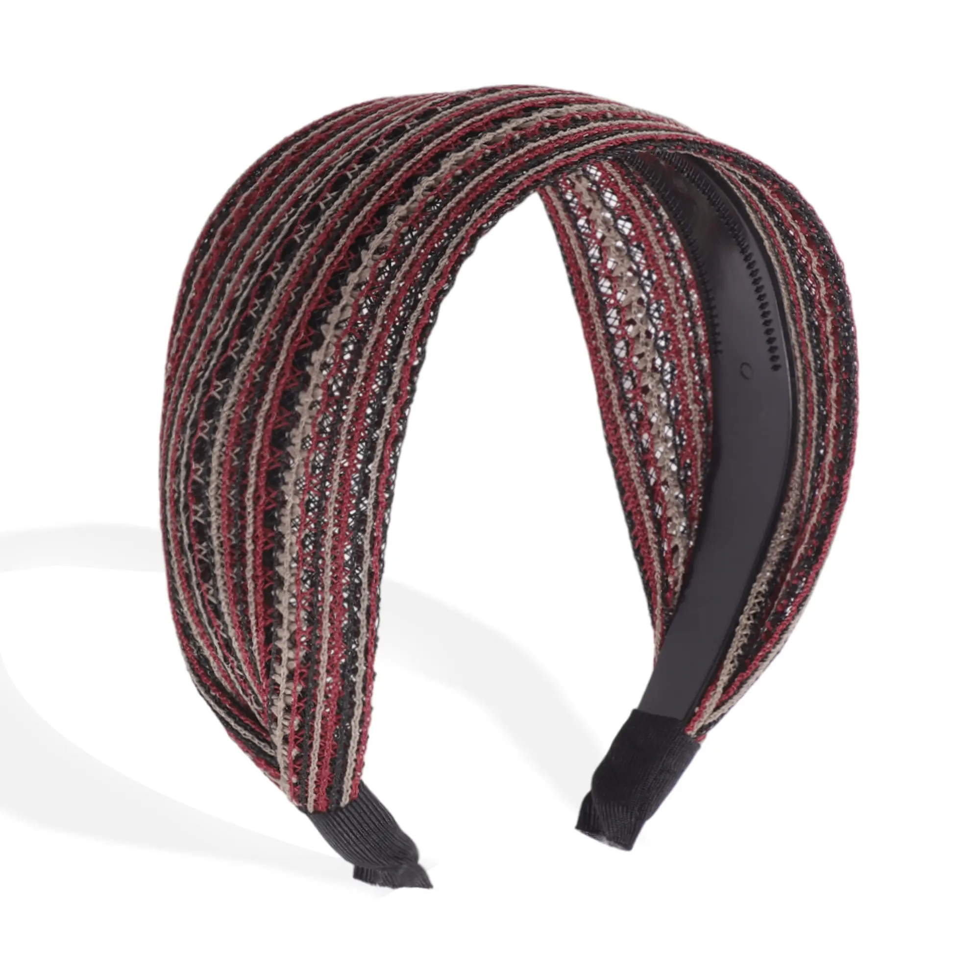 Unique Bargains Wide Headbands for Women, Large Head Bands Women's Hair Non-slip, Extra Wide Bohemia Headbands, Thick Headbands with Teeth Hair Accessories