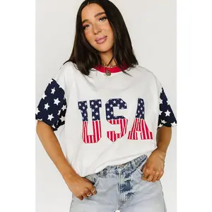 Boyfriend Tee - All American Girl