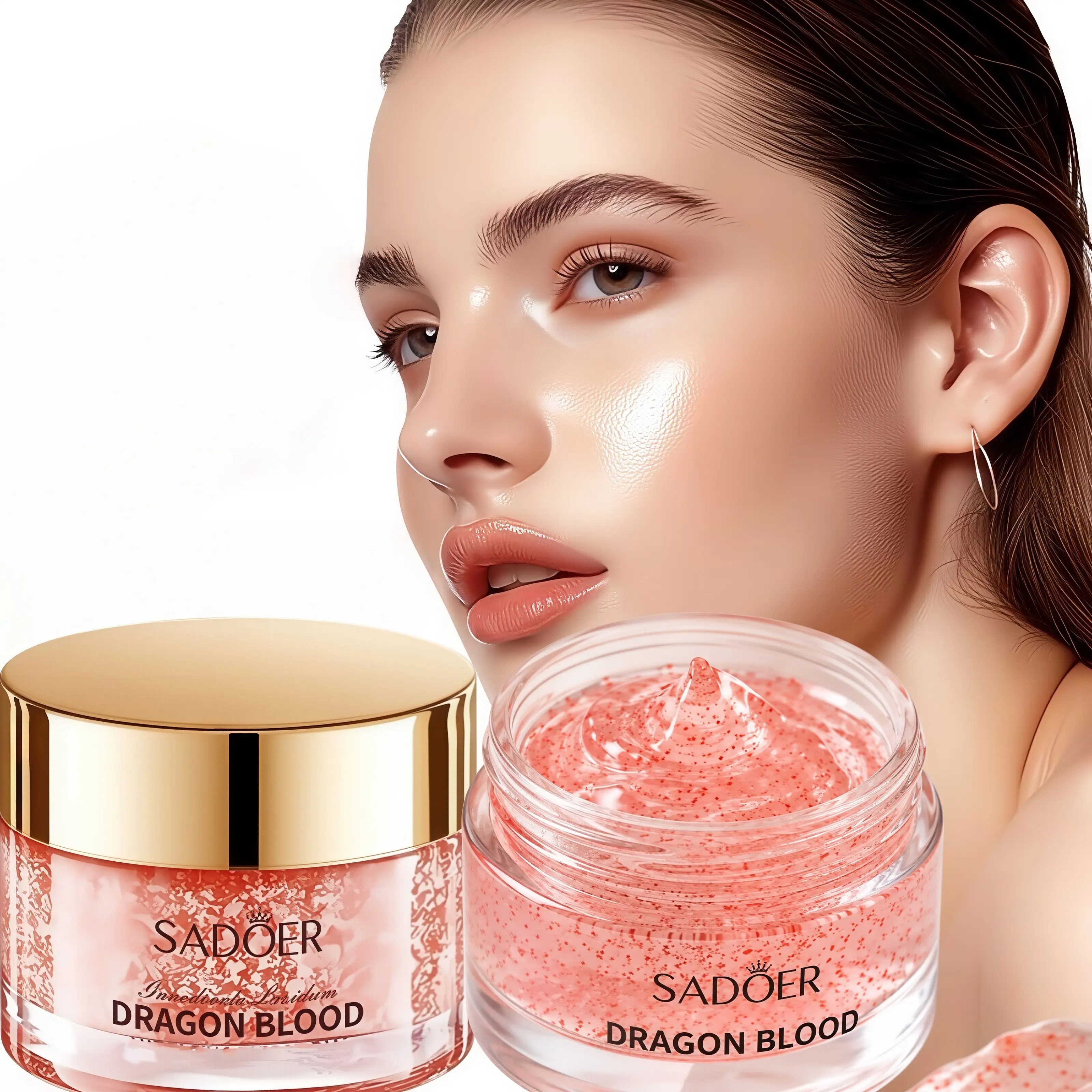 2 bottles of Dragon Blood face cream — essential for dry skin in autumn/winter; no-makeup cream that moisturizes facial skin, provides lifting and firming effects; suitable for morning and evening; unisex; night cream; moisturizing cream