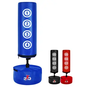 Free Standing Punch Boxing Bag - Perfect for Junior Practice Boxing, Karate, Muay Thai, Tae Kwan Do Kids Development