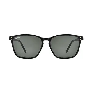 SpecTrims Elegance Sunglasses with 100% UV Protection - Black Acetate Frame, G-15 CR-39 Lenses