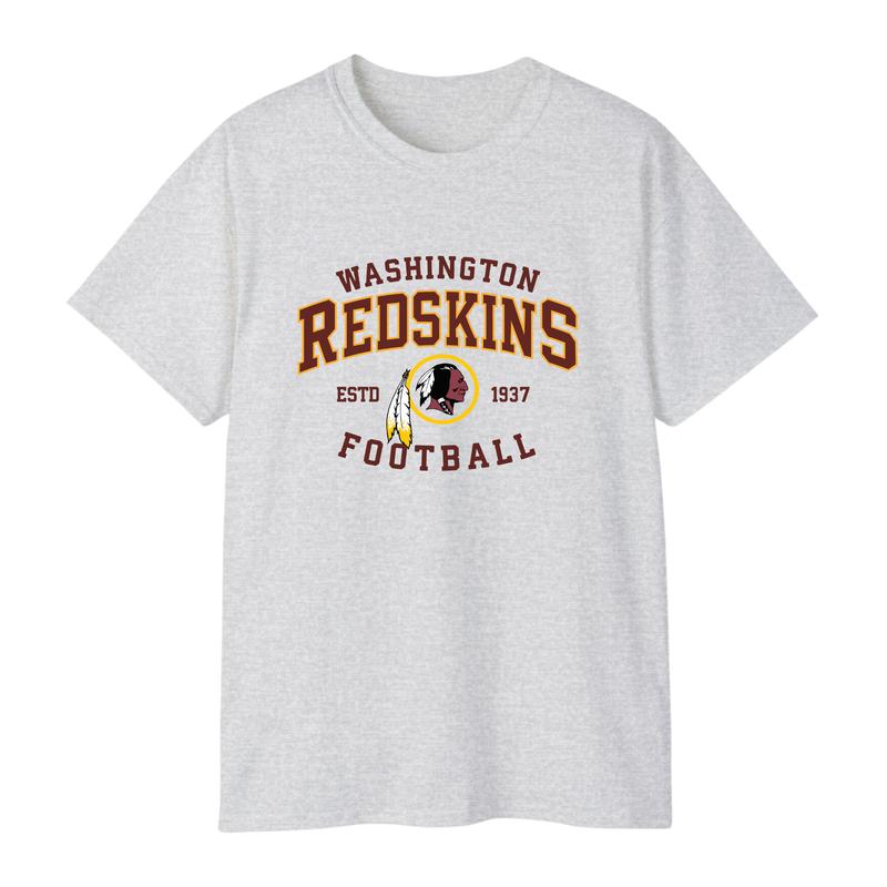 Washington Redskins ESTD 1937 T-Shirt, Vintage Football Established Tee, Retro Team History Shirt, Classic Washington Fan Tee, Sportswear Streetwear Top for Men & Women