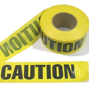 Thick 2.4 Mil Yellow Caution Tape 3 inch X 1000 feet