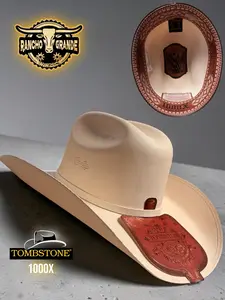 Tombstone Original 1,000X Sombrero Modelo Este-Oeste Hat