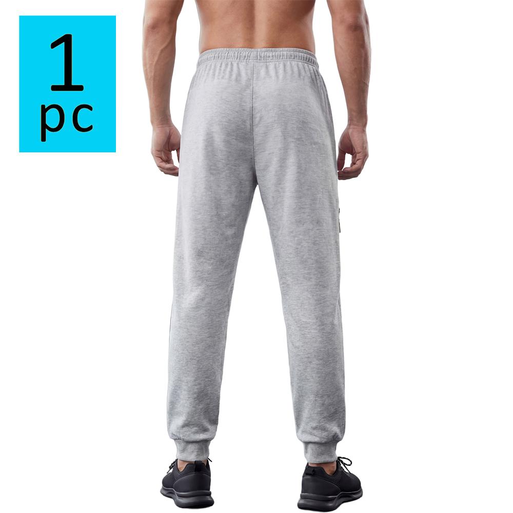Men’s sports casual pants for all seasons—thin outdoor fitness jogging pants, versatile solid-color tapered long pants suitable for everyday wear in spring and summer.